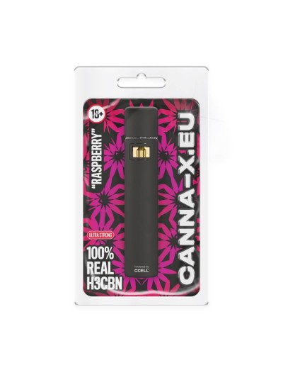 Canna-X Ηλεκτρονικό Τσιγάρο Μιας Χρήσης H3 CBN 91% Raspberry – 1ml